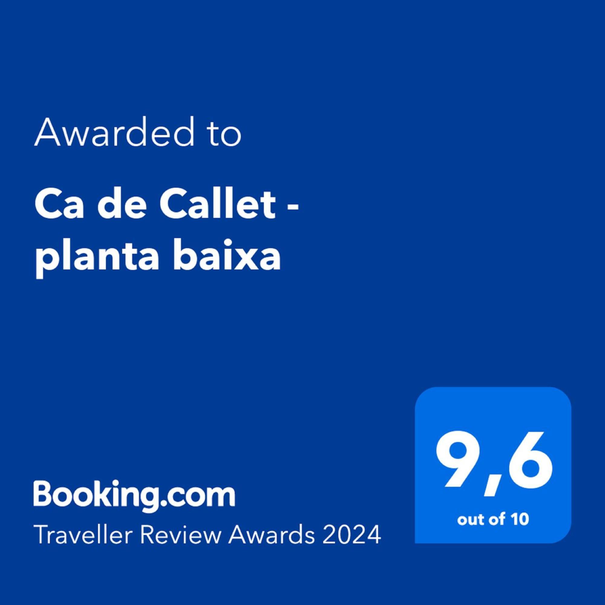Ca De Callet - Planta Baixa Тауль Экстерьер фото